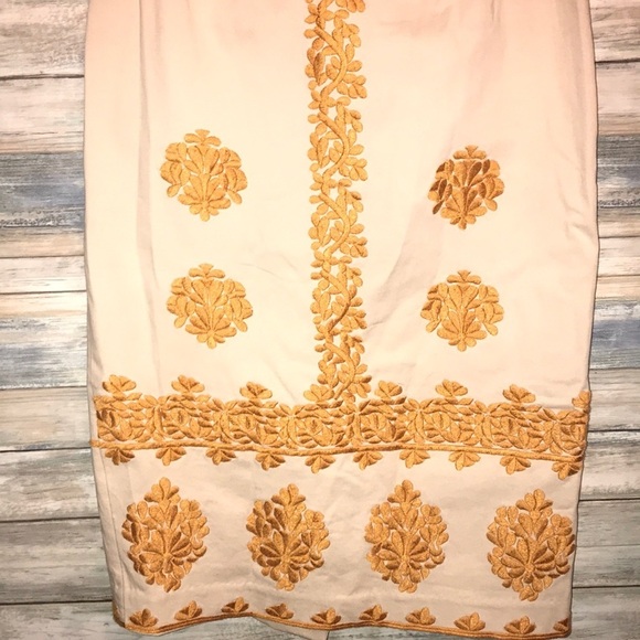 Anthropologie Verona Embroidered Pencil 4 skirt - Picture 9 of 15
